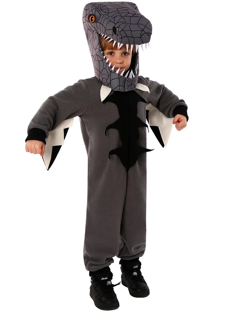 Déguisement de T-Rex dinosaure pour enfant, assurant un amusement fou aux fêtes et carnaval.