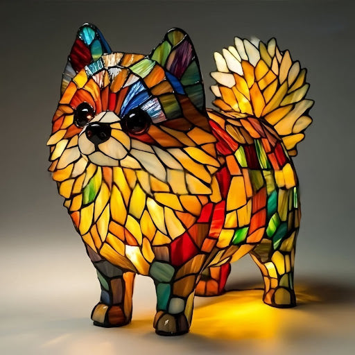 Ambiance lumineuse: Lampe LED chien pour une nuit paisible, un cadeau parfait et attentionné.