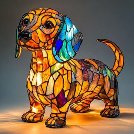 Décoration maison: Lampe LED chien USB pour une ambiance de nuit relaxante et douce.