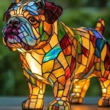 Veilleuse LED pour chambre, design chien mignon, offre une lumière douce pour la nuit.