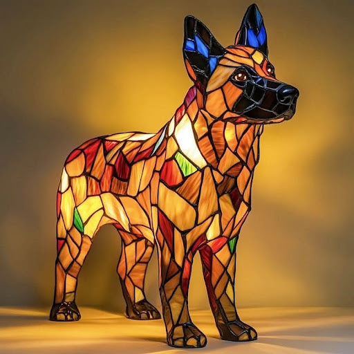 Cadeau pour amoureux des animaux: Lampe LED chien, décoration lumineuse pour maison.