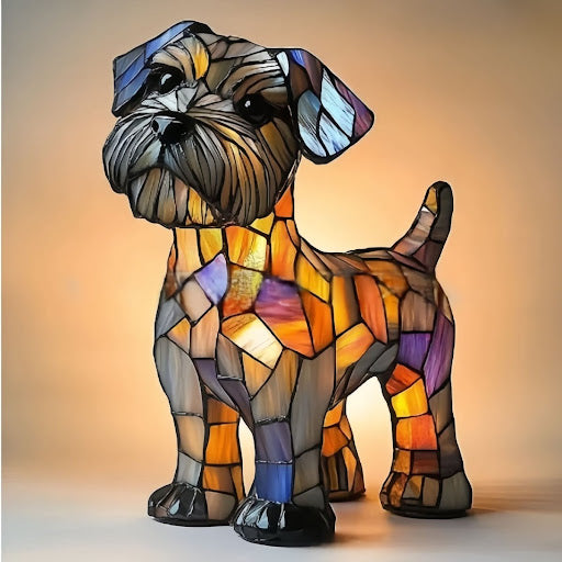 Lampe de table chien LED, apporte une touche chaleureuse et ludique à votre décoration intérieure.