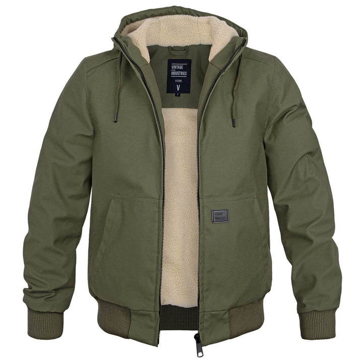 Manteau homme élégant, coupe-vent, idéal pour l'hiver, design moderne et urbain.