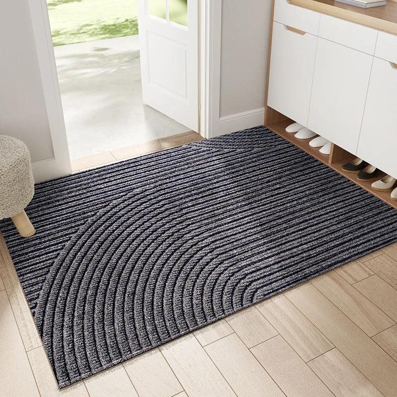 Paillasson d'entrée design, parfait pour une décoration contemporaine et un usage intensif.