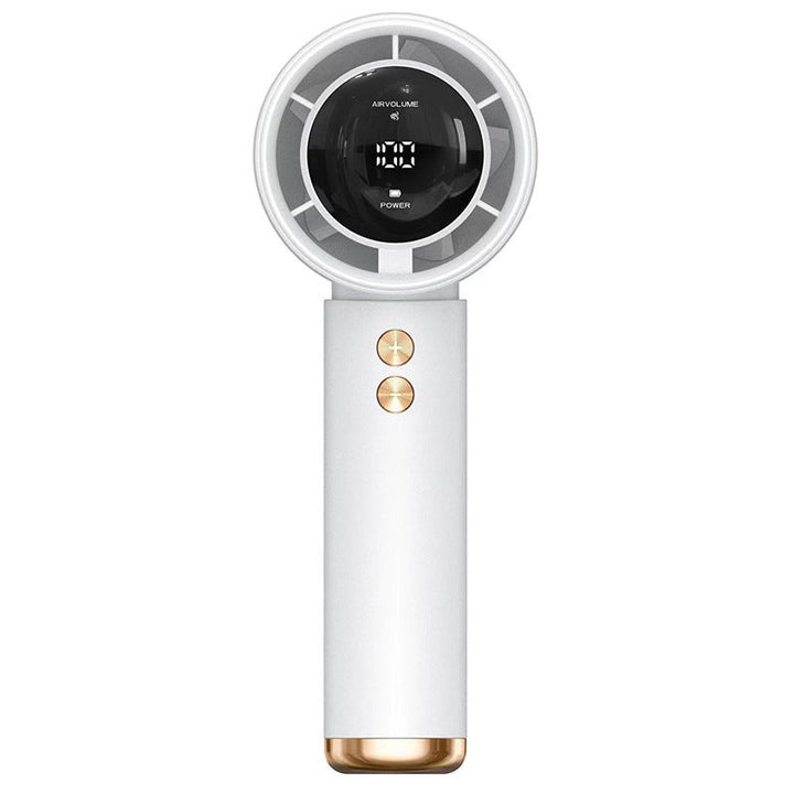 Ventilateur rechargeable pour femme, léger et discret, apporte une fraîcheur bienvenue lors des journées chaudes d'été.
