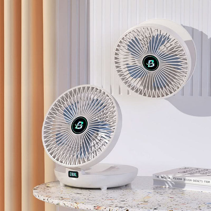 Ventilateur portable USB avec batterie longue durée, léger pour un confort frais et optimal partout.