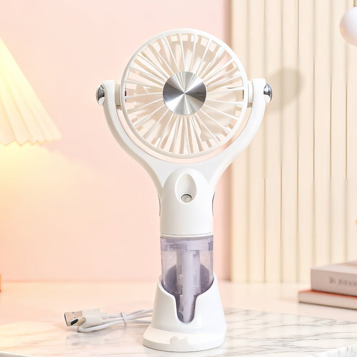 Appareil rafraîchissant unisexe, ventilateur et brumisateur USB pour l'été.