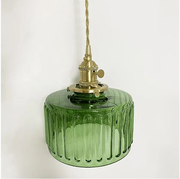 Suspension vintage Ottilia en verre, éclairage intérieur moderne et classique.