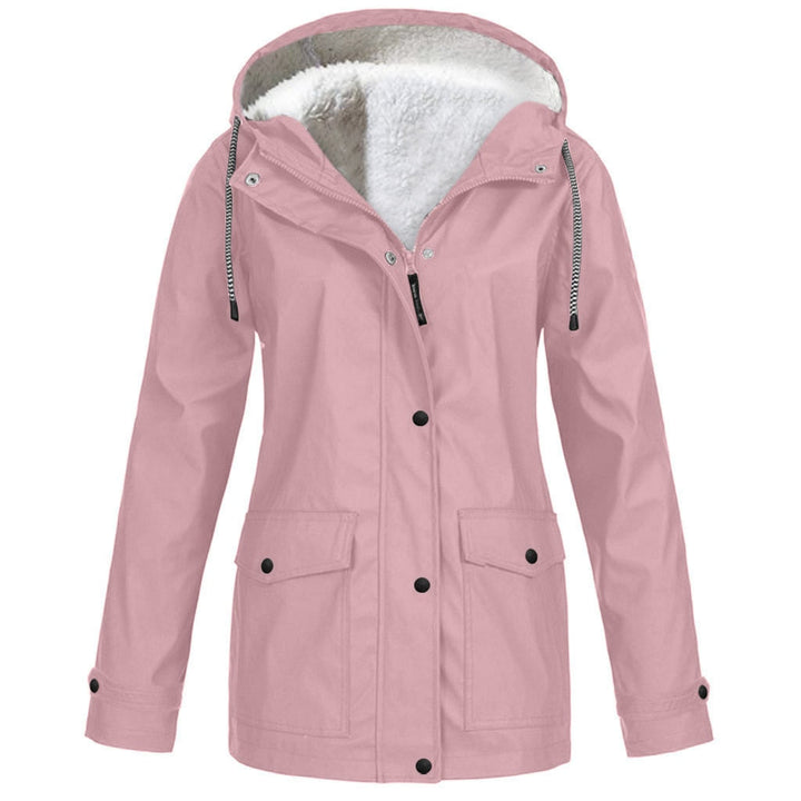 Veste femme imperméable confortable, manteau de pluie respirant pour la mi-saison et le mauvais temps.
