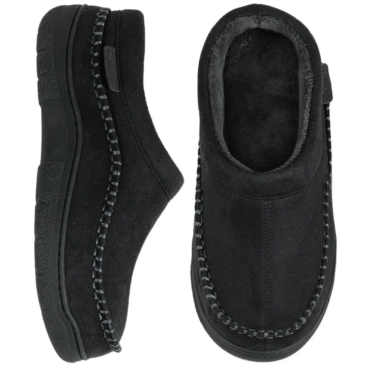 Pantoufles homme chaudes et antidérapantes, excellentes pour le confort et la détente à la maison.