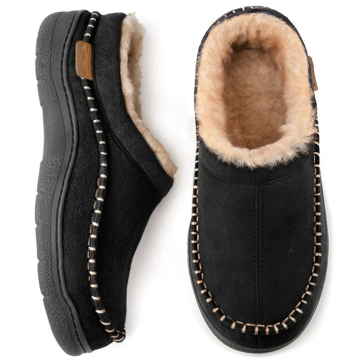 Chaussures d'intérieur homme douillettes pour tous les jours, parfaites pour se détendre en hiver.