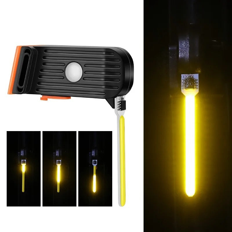 Feu arrière LED vélo rechargeable, indispensable cyclisme urbain/rural, haute visibilité de nuit.