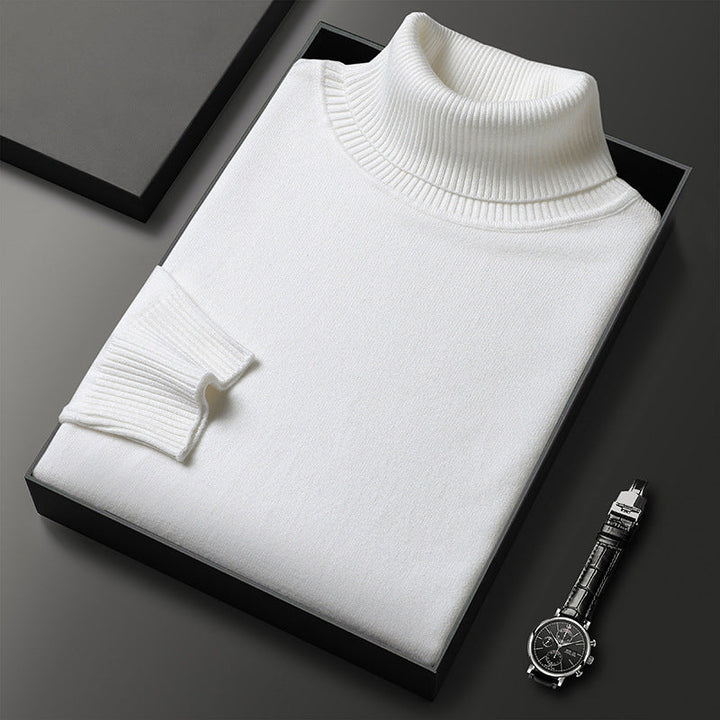 Col roulé homme en cachemire : le pull idéal pour rester chaud et stylé tout l'hiver avec confort.