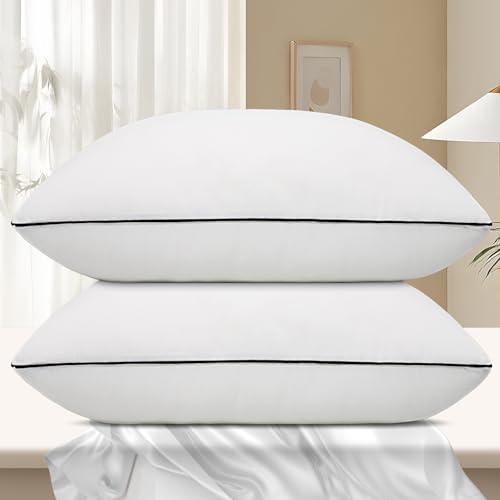 Oreiller de douceur supérieure pour un sommeil luxueux à la maison. Microfibre hypoallergénique et respirante.