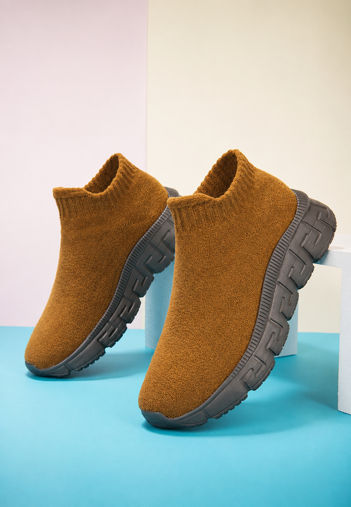 Bottines homme Mikkel, style décontracté moderne, sans lacets avec semelle souple.